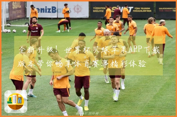全新升级！世界杯买球苹果APP下载版本带你畅享体育赛事精彩体验