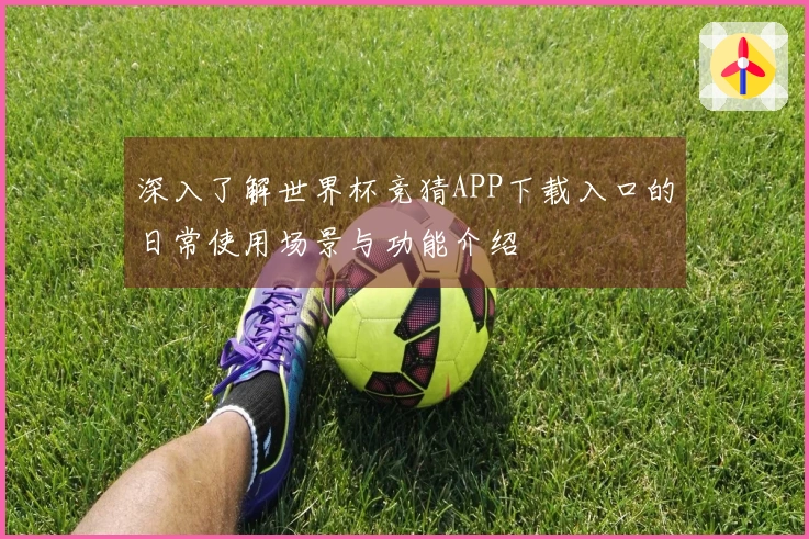 深入了解世界杯竞猜APP下载入口的日常使用场景与功能介绍
